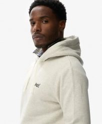 Superdry Bluza Essential Logo Classic, luźny krój, podszycie szczotkowane. Szare bluzy męskie Superdry., m, bez wzorów, z bawełny, z kapturem. Za 322.70 zł.