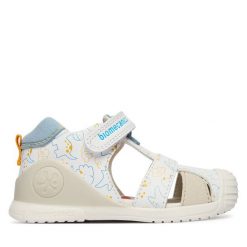 Sandały Biomecanics. Białe sandały chłopięce Biomecanics, bez zapięcia. Za 269.99 zł.