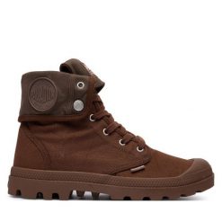 Trapery Palladium. Brązowe śniegowce i trapery męskie Palladium, bez zapięcia. Za 419.99 zł.