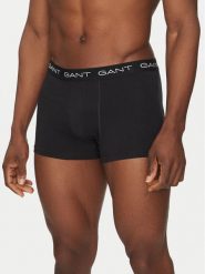 Gant Komplet bokserek 900025003 Czarny. Czarne bokserki męskie GANT, m, bez wzorów, z bawełny. Za 289.99 zł.