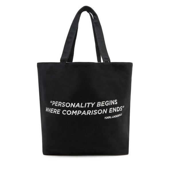 Torebka KARL LAGERFELD. Czarne torebki do ręki damskie KARL LAGERFELD, bez wzorów, klasyczne, bez dodatków. Za 209.99 zł.