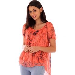 Koszulka w kolorze koralowym. T-shirty damskie marki 100% Soie. W wyprzedaży za 130.95 zł.