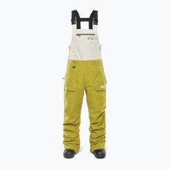 Spodnie snowboardowe damskie ThirtyTwo Basement Bib. Zielone spodnie snowboardowe damskie THIRTYTWO, na zimę, bez wzorów, sportowe, narciarskie. Za 809.99 zł.