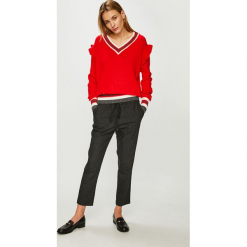 Trendyol - Sweter. Szare swetry damskie Trendyol, z dzianiny. Za 69.90 zł.