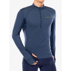 Bluza z zamkiem 1/2 męska La Sportiva Swift Long Sleeve. Niebieskie bluzy męskie La Sportiva, m, bez wzorów, bez kaptura. Za 388.49 zł.