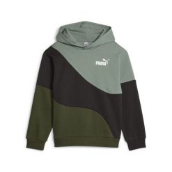 Puma Bluza Power Cat Fl 67423231. Zielone bluzy męskie Puma, s, bez wzorów, z gumy, z kapturem. Za 180.99 zł.