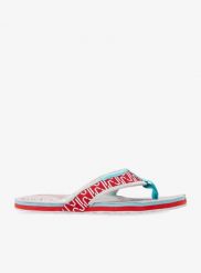 Japonki damskie La Sportiva Swing. Czerwone klapki damskie La Sportiva, bez wzorów, z nubiku, bez obcasa. Za 229.99 zł.
