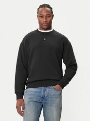 HUGO Bluza Dettil 50533689 Czarny Relaxed Fit. Czarne bluzy męskie Hugo, l, bez wzorów, z bawełny, bez kaptura. Za 439.99 zł.