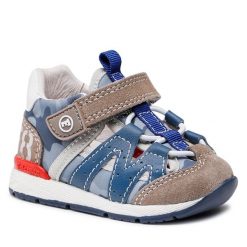 Sandały Naturino. Niebieskie sandały chłopięce Naturino, bez zapięcia. Za 349.99 zł.