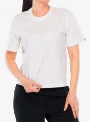 Koszulka bawełniana damska Mons Royale Yonder Merino Organic Cotton T-Shirt. Białe t-shirty damskie Mons Royale, s, bez wzorów, z bawełny, klasyczne, bez kołnierzyka. Za 229.89 zł.