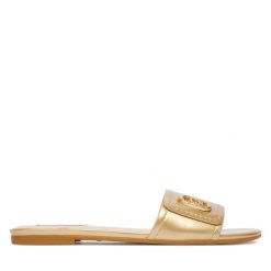 Klapki Liu Jo. Żółte klapki damskie Liu Jo, bez wzorów, bez obcasa. Za 419.99 zł.