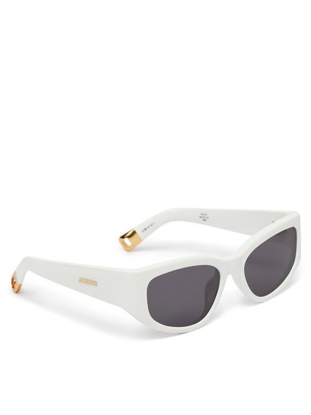 JACQUEMUS Okulary przeciwsłoneczne JAC5C2SUN Biały. Białe okulary przeciwsłoneczne damskie JACQUEMUS. Za 1,399.00 zł.