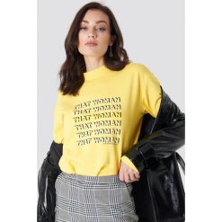 NA-KD Bluza That Woman - Yellow. Bluzy damskie marki NA-KD. W wyprzedaży za 70.97 zł.