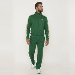 Komplet sportowy UNIVERSAL STELLAR. Brązowe buty sportowe męskie Legea, z dresówki, bez zapięcia, na fitness i siłownię. W wyprzedaży za 163.00 zł.