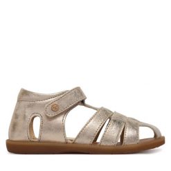 Sandały Naturino. Żółte sandały dziewczęce Naturino, bez zapięcia. Za 439.99 zł.