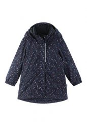 Dziewczęca kurtka wodoodporna Reima Tec Taipale. Czarne kurtki i płaszcze dla dziewczynek Reima, na zimę, bez wzorów, z materiału, bez kaptura. Za 458.99 zł.