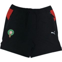 Szorty Puma. Czarne krótkie spodenki sportowe męskie Puma, s, bez wzorów, z materiału, do piłki nożnej. Za 192.10 zł.