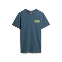 Koszulka Superdry Mountain Relaxed. Zielone koszulki sportowe męskie Superdry., m, bez wzorów, z jeansu, bez kołnierzyka, bez ramiączek. Za 207.00 zł.