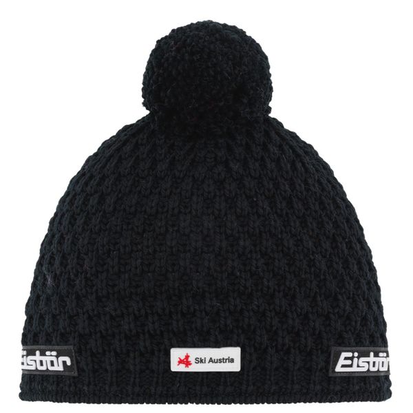 Czapka Eisbar Trail Pompon MÜ SKA. Czarne czapki i kapelusze męskie Eisbar, na zimę, bez wzorów, z materiału. Za 229.99 zł.
