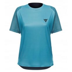 Damska koszulka rowerowa Dainese HGL Jersey SS. Niebieskie koszulki sportowe damskie Dainese, bez wzorów, z jersey, bez kołnierzyka, bez ramiączek, rowerowe. Za 279.99 zł.