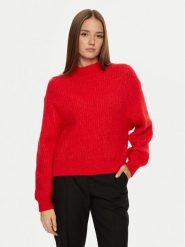 American Vintage Sweter East EAST18QH24 Czerwony Loose Fit. Czerwone swetry damskie American Vintage, l, bez wzorów, z syntetyku, vintage, bez kołnierzyka, bez ramiączek, bez kaptura. Za 509.99 zł.