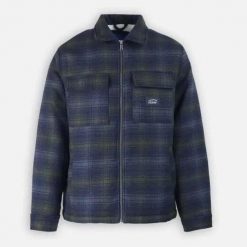 Kurtka Oxbow Ventura Sherpa Jkt Deep Marine. Niebieskie kurtki męskie Oxbow, bez wzorów, marine, bez kaptura. Za 676.76 zł.