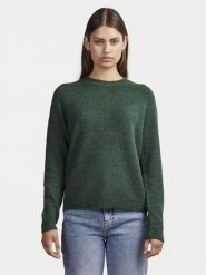 Pieces Sweter Juliana 17126277 Zielony Regular Fit. Zielone swetry damskie Pieces, xl, bez wzorów, z syntetyku, bez kołnierzyka, bez ramiączek, bez kaptura. Za 69.99 zł.