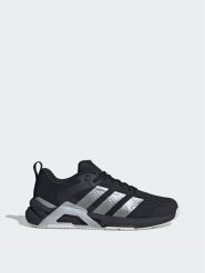 Adidas Buty na siłownię Dropset Control JQ1448 Czarny. Czarne buty sportowe męskie Adidas, z materiału, bez zapięcia, na fitness i siłownię. Za 398.99 zł.