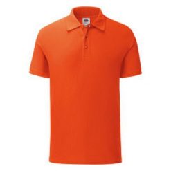 Koszulka Polo Męska Iconic. Brązowe koszulki polo męskie Fruit of the Loom, m, bez wzorów, bez ramiączek. Za 52.99 zł.