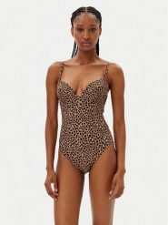 MICHAEL Michael Kors Strój kąpielowy MM54115 Beżowy. Brązowe kostiumy jednoczęściowe damskie MICHAEL Michael Kors, bez wzorów, z syntetyku. Za 549.99 zł.