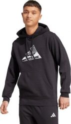 Adidas Bluza męska adidas Camo 3B Hoodie czarna JM6378 L. Czarne bluzy męskie Adidas, l, bez wzorów, bez kaptura. Za 258.57 zł.