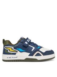 Primigi Sneakersy 2460144 Granatowy. Niebieskie buty sportowe chłopięce Primigi, bez wzorów, ze skóry, bez zapięcia. Za 199.99 zł.