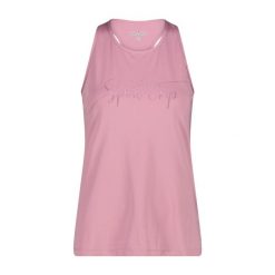 Damski tank top CMP. Czerwone koszulki sportowe damskie CMP, s, bez wzorów, bez kołnierzyka, bez ramiączek. Za 176.50 zł.