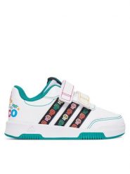 Adidas Sneakersy Disney Coco Tensaur JQ6175 Biały. Białe buty sportowe dziewczęce Adidas, bez wzorów, ze skóry, bez zapięcia. Za 129.99 zł.