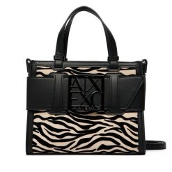 Torebka Armani Exchange. Czarne torebki do ręki damskie Armani Exchange, bez wzorów, klasyczne, bez dodatków. Za 729.99 zł.