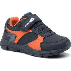 Sneakersy GEOX - J N.Torque B. A J947NA 0CE54 C0659 M Navy/Orange. Niebieskie półbuty chłopięce Geox, bez wzorów, z materiału, bez zapięcia. Za 179.00 zł.