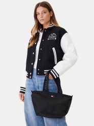 Tommy Jeans Torebka Tjw Ess Daily Mini Tote AW0AW17890 Czarny. Czarne torebki do ręki damskie Tommy Jeans, bez wzorów, z jeansu, bez dodatków. Za 199.99 zł.
