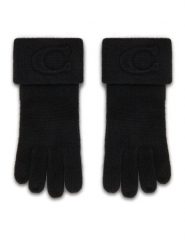 Coach Rękawiczki CCM98 Czarny. Czarne czapki i kapelusze damskie Coach, bez wzorów, z dzianiny. Za 259.99 zł.