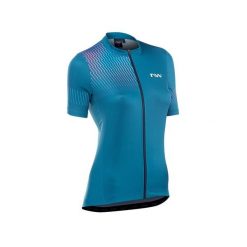 Koszulka rowerowa damska NORTHWAVE ORIGIN Wmn Jersey niebieska. Niebieskie obuwie sportowe damskie Northwave, bez wzorów, z jersey, rowerowe. Za 277.00 zł.