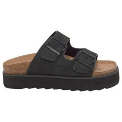 Klapki damskie O'Neill Platform Slider. Klapki damskie O'Neill, bez wzorów, z jeansu, eleganckie, bez obcasa. Za 103.20 zł.