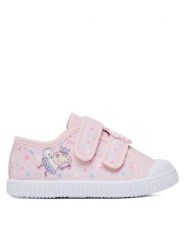 Peppa Pig Trampki CM-SS25-202PP Różowy. Czerwone trampki i tenisówki dziewczęce Peppa Pig, bez wzorów, z materiału, bez zapięcia. Za 49.99 zł.