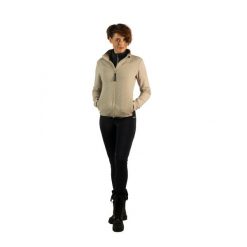 Damski polar Flags&Cup Aura. Szare bluzy sportowe damskie FLAGS&CUP, bez wzorów, z polaru, bez kaptura, do jazdy konnej. Za 393.50 zł.