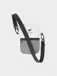 4F Saszetka crossbody uniseks - beżowa Uniwersalny. Brązowe plecaki damskie 4f, bez wzorów, z dzianiny, eleganckie, bez dodatków. W wyprzedaży za 29.99 zł.