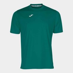 Koszulka do biegania męska Joma Combi. Zielone t-shirty dla chłopców Joma, bez wzorów, z materiału, bez ramiączek. Za 59.99 zł.