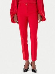 Rinascimento Chinosy CFC0125410003 Czerwony Skinny Fit. Czerwone spodnie materiałowe damskie Rinascimento, xs, bez wzorów, z syntetyku. Za 319.99 zł.