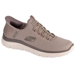 Buty sportowe Sneakersy męskie, Skechers Summits - High Range Slip-Ins. Szare buty sportowe męskie Skechers, bez zapięcia. Za 329.99 zł.
