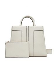 Elisabetta Franchi Torebka BS-07A-51E2-V500 Biały. Białe torebki do ręki damskie Elisabetta Franchi, bez wzorów, ze skóry, bez dodatków. Za 1,339.00 zł.