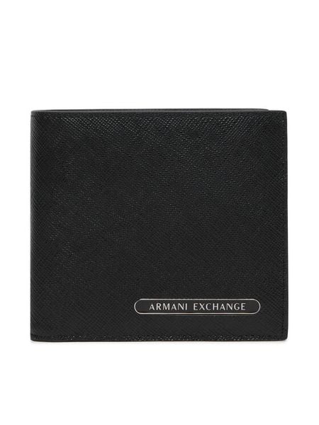Armani Exchange Portfel XM000168 AF12702 UC001 Czarny. Czarne portfele męskie Armani Exchange, bez wzorów. Za 349.99 zł.