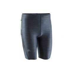 Legginsy krótkie RUN DRY+. Niebieskie legginsy sportowe męskie KALENJI. Za 39.99 zł.