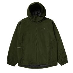 Kurtka turystyczna męska HUF Set Shell. Zielone kurtki męskie HUF, m, bez wzorów, z nylonu, sportowe, z kapturem. W wyprzedaży za 361.00 zł.